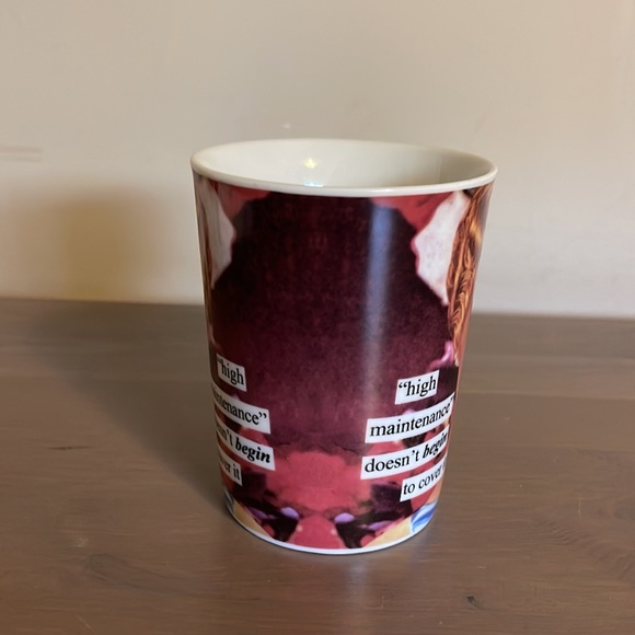 Anne Taintor “High Maintenance” Cheeky Pin Up Retro Inspired Ceramic Mug - Picture 6 of 8